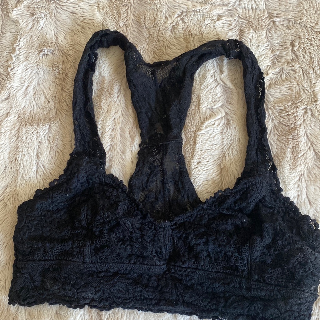Black Lace Razor Back Bralette